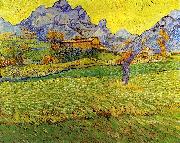 Vincent Van Gogh Meadow in the Mountains Le Mas de Saint Paul oil painting on canvas